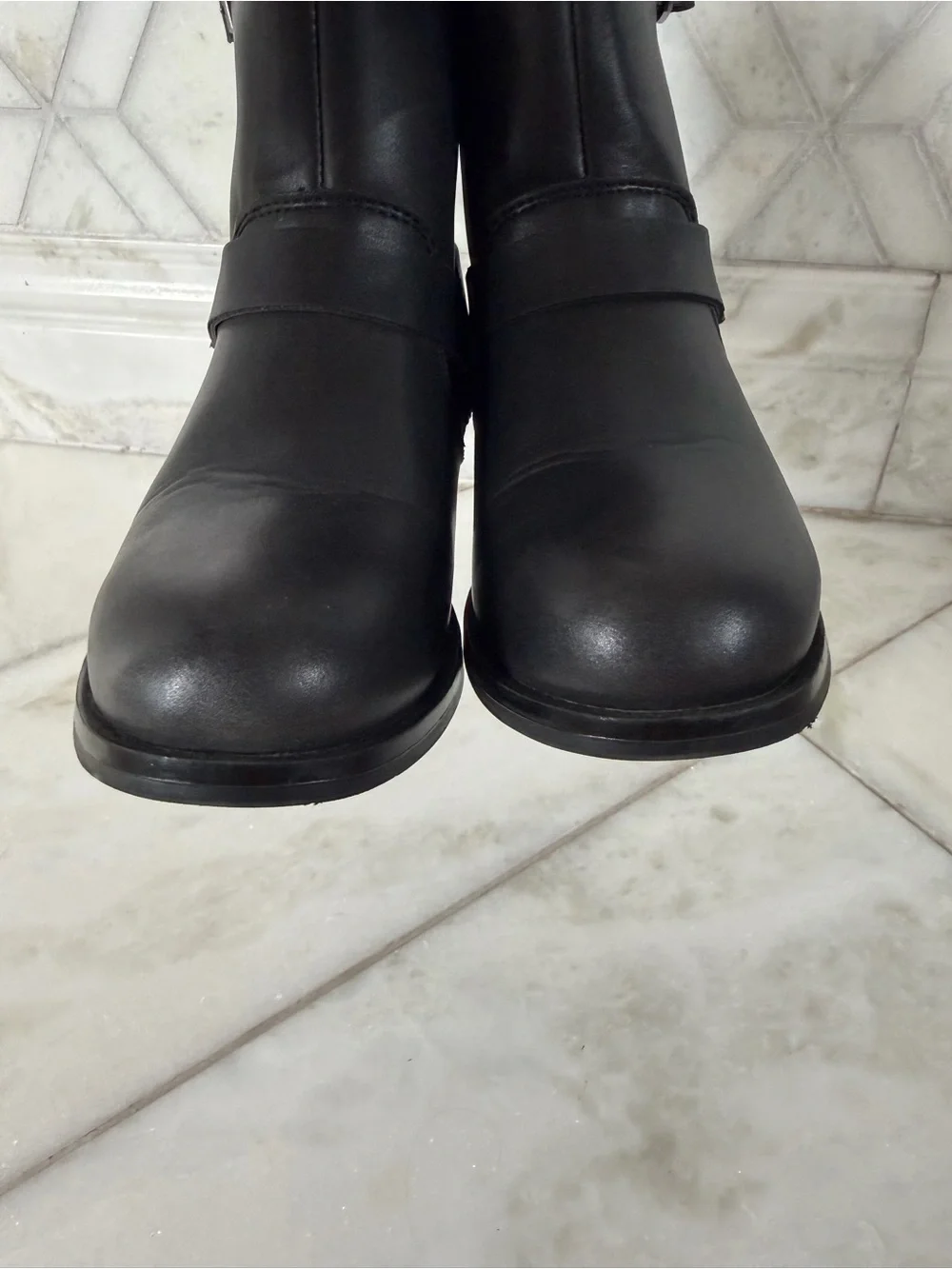 Size 12 Girls Steve Madden Black Boots